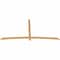 Ekena Millwork Bellingham Timber Gable Bracket, Western Red Cedar, 108"W x 54"H x 1 1/2"D x 3 1/2"F, 12/12 Pitch GBW108X54X0204BEL00SWR - alternate 5